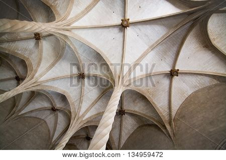La Llotja Gothic Vaulted Ceiling