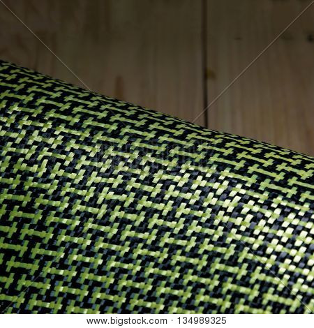 aramid kevlar fiber composite raw material background