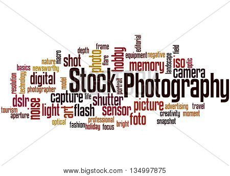 Stock Photography, Word Cloud Concept 5