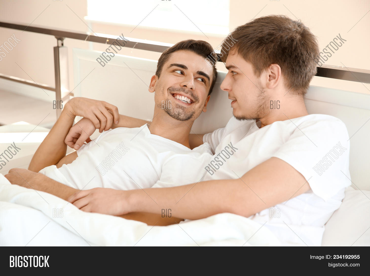 Young Gay Couple Lying Image And Photo Free Trial Bigstock 