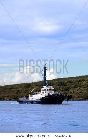River Shannon Tug Boat Sailing