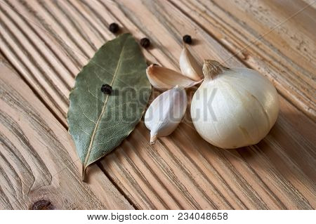 On The Table, Seasonings: Onion, Garlic, Black Pepper Peas And Bay Leaf