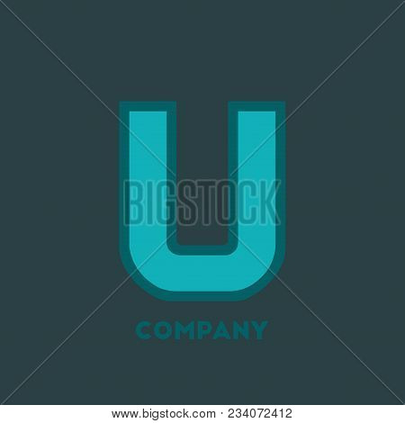 Technology Style Logo Icon Monogram. Letter U Logo. Premium Logo, Super Logo, Vip Logo. U Letter Log