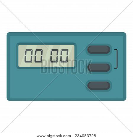 Cooking Timer Icon. Flat Illustration Of Cooking Timer Vector Icon For Web