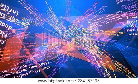 Multidimensional And Curved Coding Program