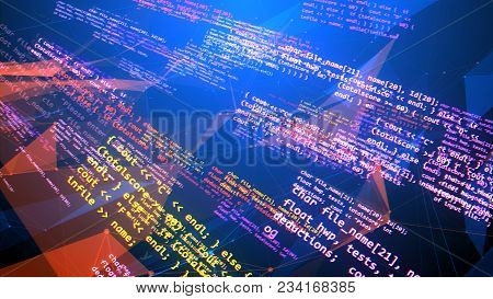 Slanting Streams Of Coding Program Beams