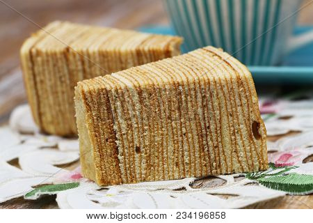 Sekacz, Traditional Polish Spit Cake, Close Up