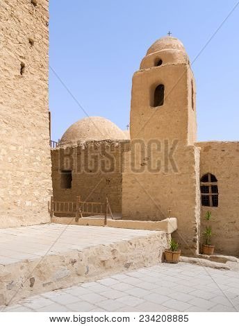 Tower And Dome Of The Church Of St. Paul & St. Mercurius, Monastery Of Saint Paul The Anchorite (aka
