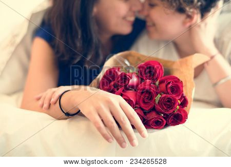 Lesbian couple lifestyle