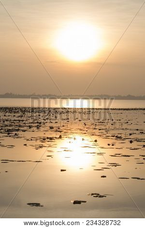 Thailand Buriram Lake Hua Talat Reservoir