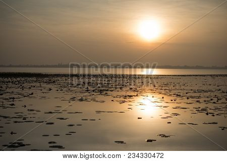 Thailand Buriram Lake Hua Talat Reservoir