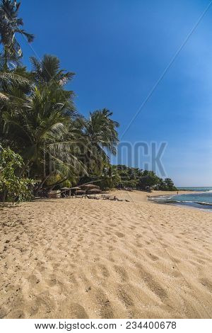 View At Tropical Beach At Matara, Sri Lanka
