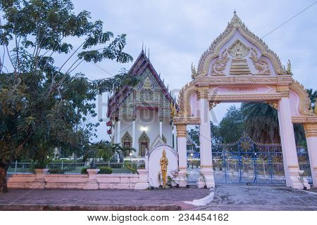 the Landscape of the Hua Talat Reservoir south of the city of Buriram in the province of Buri Ram in