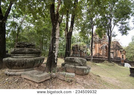 Thailand Buriram Khmer Ruins Prang Ku Suan Taeng
