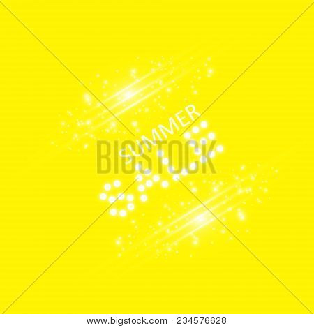 Sale Glowing Sign On The Transparent Background. Light Vector Background For Your Advertise, Discoun