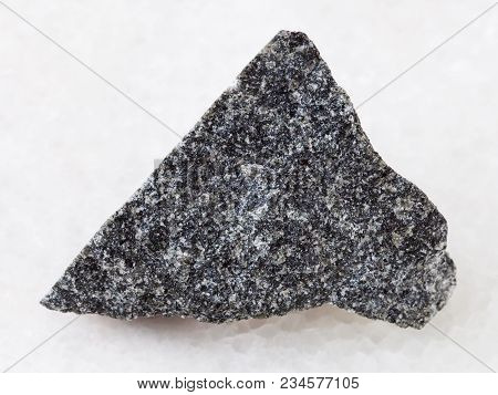 Macro Shooting Of Natural Mineral Rock Specimen - Raw Olivinite Stone On White Marble Background Fro
