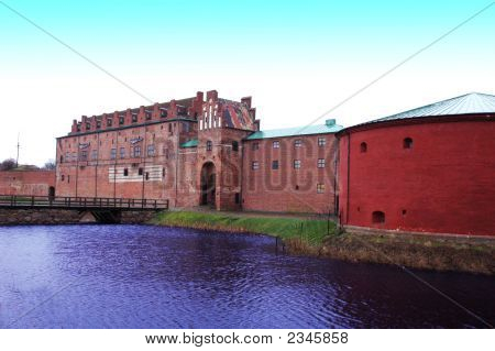 Malmohus Burg und Burggraben Schweden