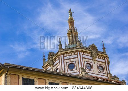 Dome Of The Basilica Of San Gervasio E Protasio In Rapallo, Italy