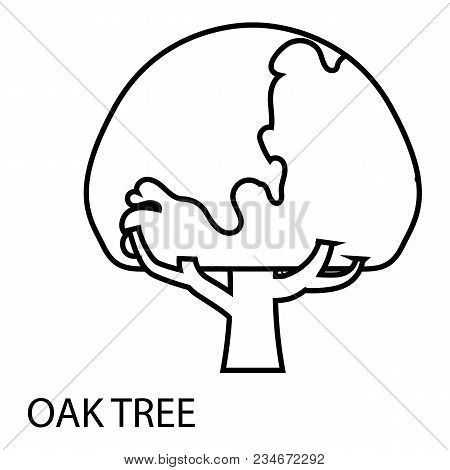 Oar Tree Icon. Outline Illustration Of Oar Tree Vector Icon For Web
