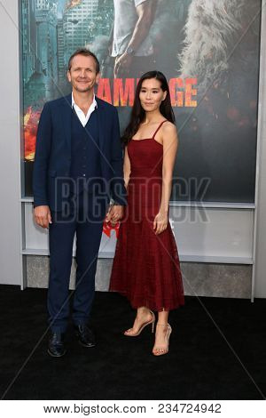 LOS ANGELES - APR 4:  Sebastian Roche, Alicia Hannah at the 