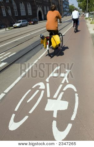 Mountain bike In Amsterdam