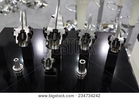 Cross Section Of Tool Holder For Machining Process