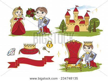 Little King_2 (fairy Color Illustration Set For Children)