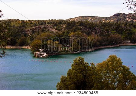 Landscape. View Of The Lake 