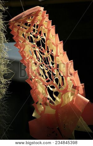 Paper Carving For Decoration In Various Ceremonies.