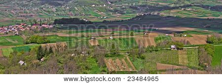 Niesamowite zielonej scenerii, w Prigorje, Chorwacja