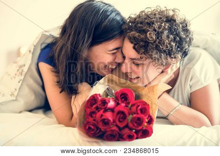Lesbian couple lifestyle