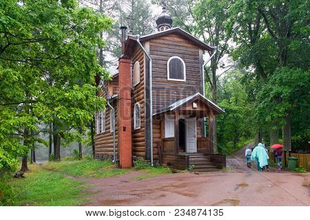 Russia, Island Valaam - August 18, 2017: The Savior-transfiguration Valaam Stauropegial Monastery. C