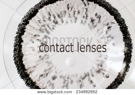 Gray Contact Lenses Very Close