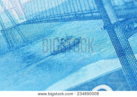 Two Thousand Rubles With One Banknote. New Russian Banknote In Two Thousand Rubles In 2017. Cash Pap