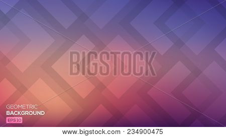Abstract Background With Gradient And Rhomb Texture. Vector