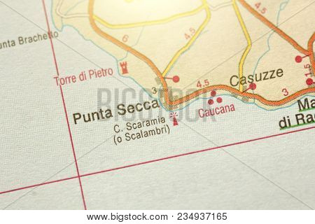 Punta Secca. The Island Of Sicily, Italy.