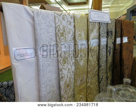 Jakarta, Indonesia - June 8, 2017: The Making Progress Of Batik Clothes.