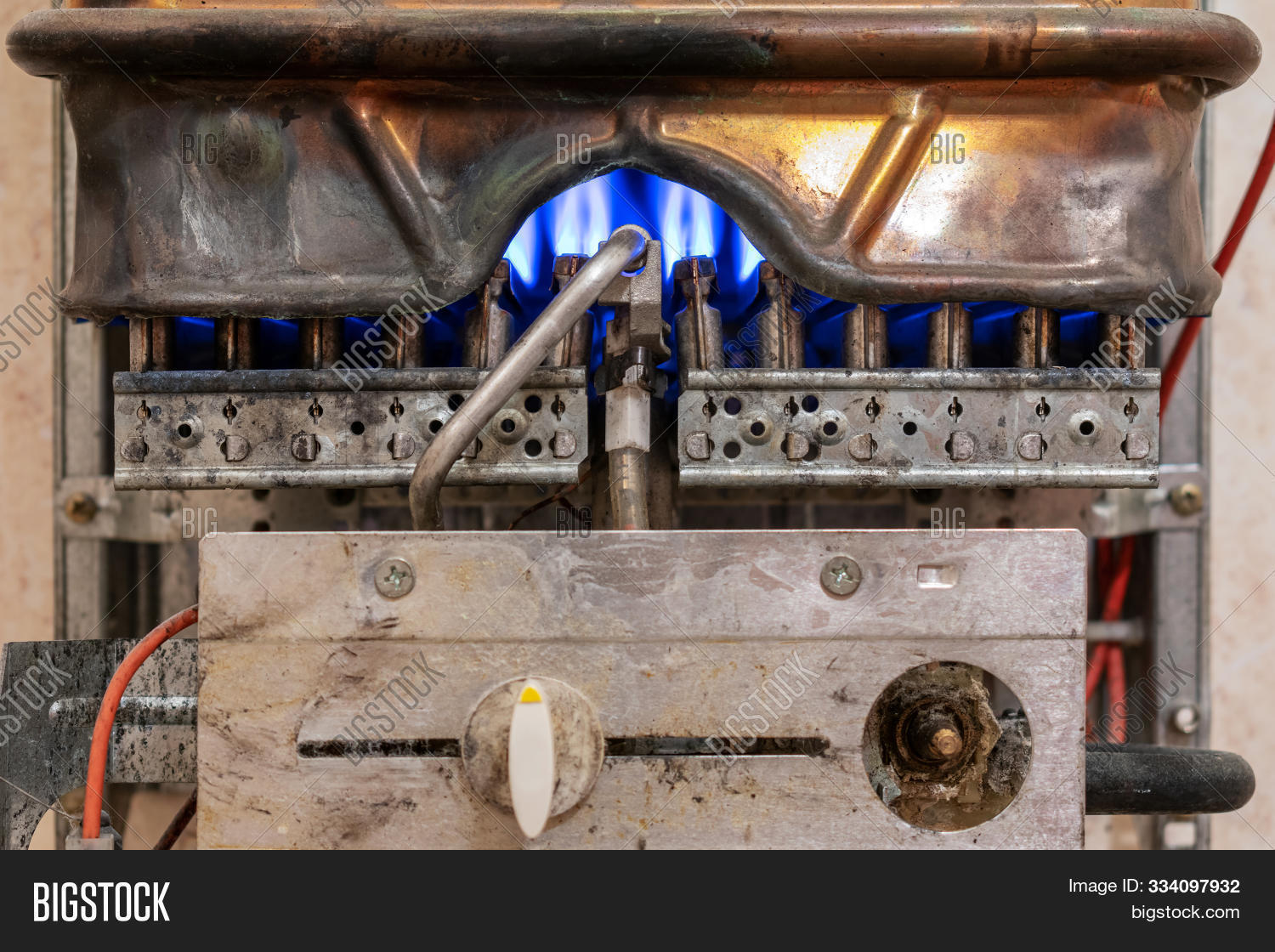 Old Copper Gas Boiler Image u0026 Photo (Free Trial) | Bigstock