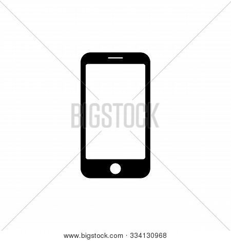 Smartphone Icon. Simple Vector Illustration On White Background. Eps 10