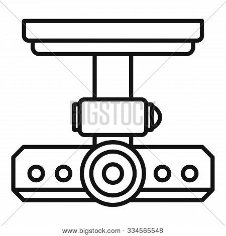 Protection Dvr Camera Icon. Outline Protection Dvr Camera Vector Icon For Web Design Isolated On Whi