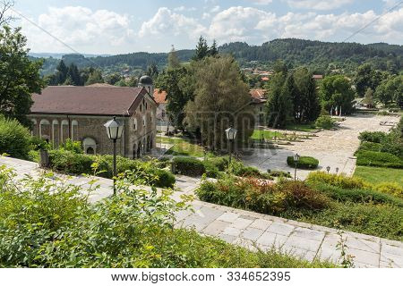Kalofer, Bulgaria - August 5, 2018: Church Of Assumption Of The Holy Mother In Historic Town Of Kalo