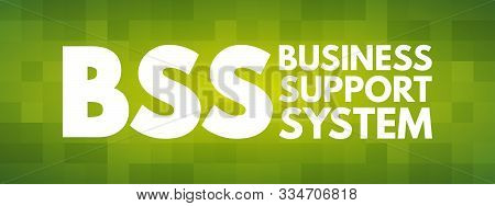 Bss - Business Support System Acronym, Business Concept Background