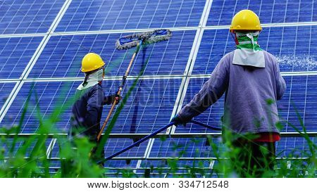Solar Panel, Alternative Electricity Source - Concept Of Sustainable Resources, This's The Sun Track