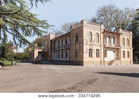 Zugdidi, Georgia, October 10, 2019 : The Museum Is Located In The Dadiani Palace - The Residence Of 