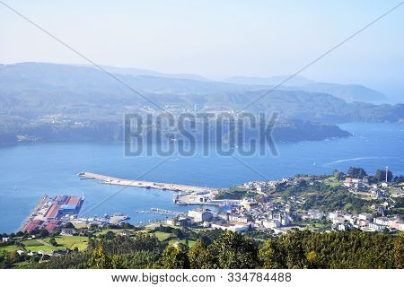 San Roque Viewpoint In Viveiro, Lugo, Galicia. Spain. Europe. September 28, 2019