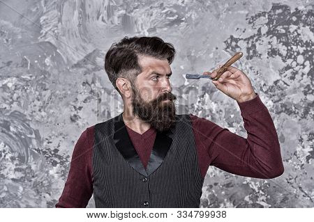 Experienced Barber. Old School And Vintage. Facial Hair Care. Hiring Barber. Barber Equipment. Barbe