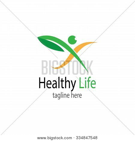 Human Character Logo Sign Illustration Vector Design