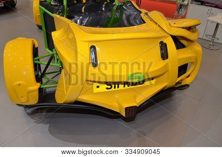 Geneva, Switzerland, March 06-2018: Sin Cars S1 At Gims Swiss