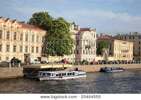 Kanálu Fontanka v Saint-Petersburg