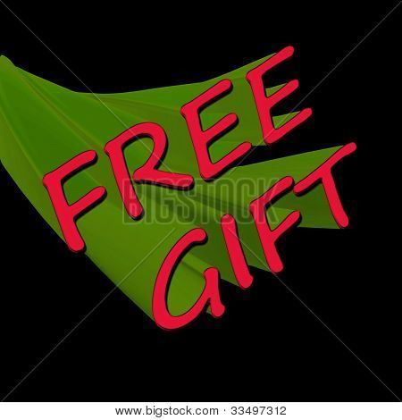 Free Gift Sign
